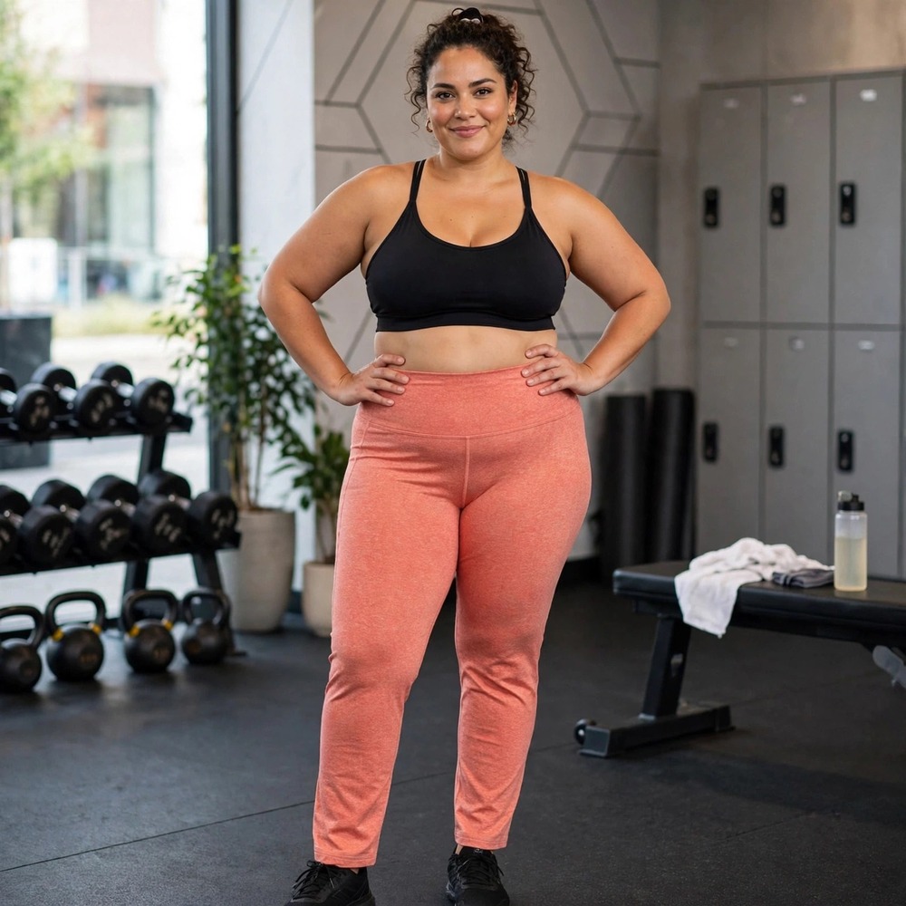 Old Navy Active CozeCore‎ Tall Athletic Leggings Coral Heather XXL